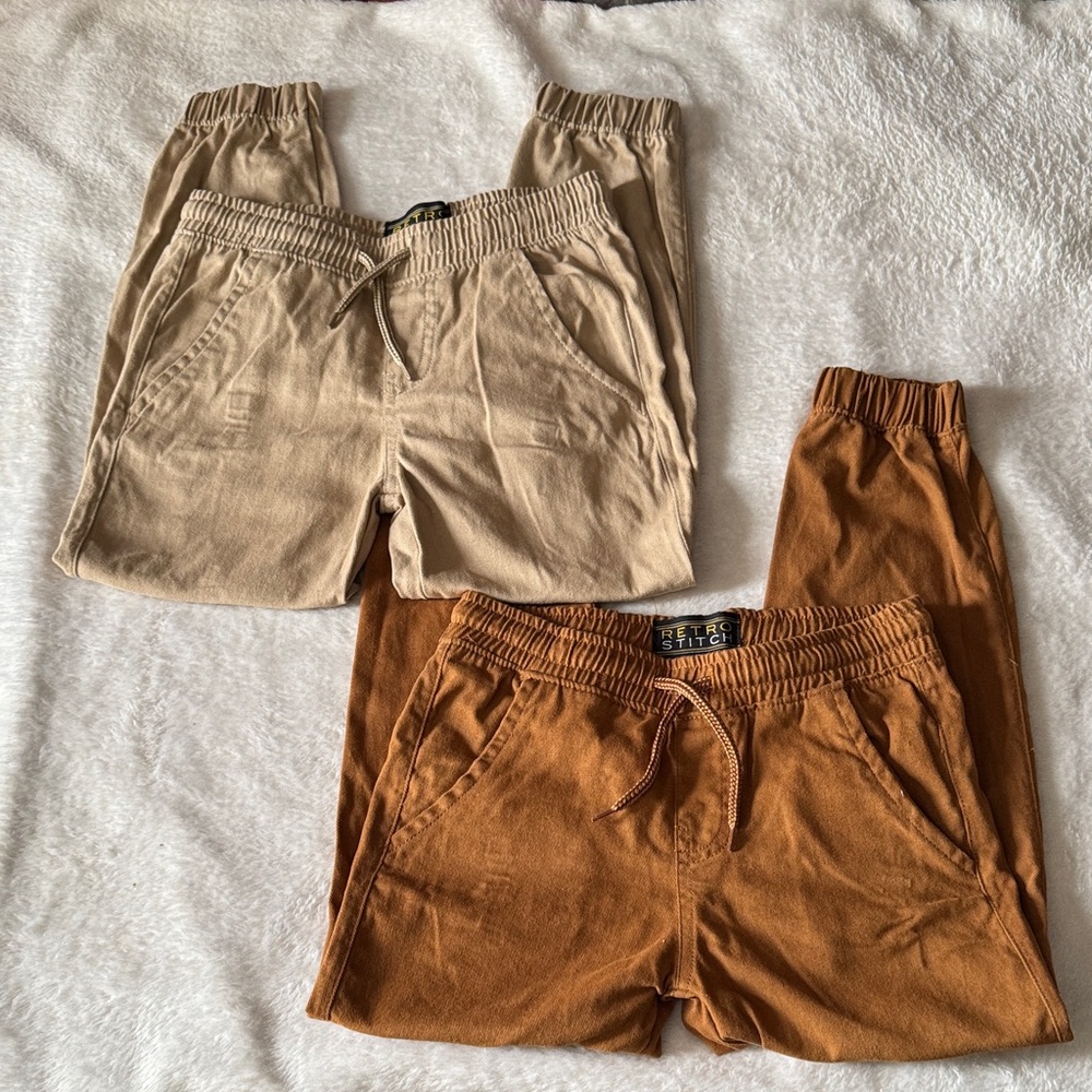 Retro Stitch joggers (size 7)